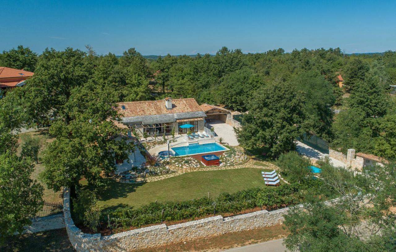 Family Villa Lipica With Private Pool And Jacuzzi Pazin Dış mekan fotoğraf